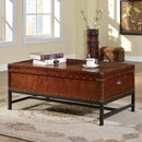  Furniture of America Milbank Coffee Table CM4110C IMAGE 3