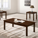  Furniture of America Cecily Occasional Table Set CM4149BR-3PK IMAGE 1