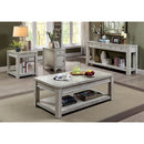  Furniture of America Meadow End Table CM4327WH-E IMAGE 2