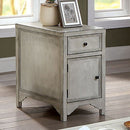  Furniture of America Meadow End Table CM4327WH-T IMAGE 2
