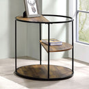  Furniture of America Orrin End Table CM4396BK-E IMAGE 1