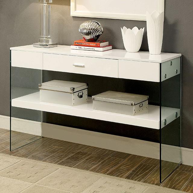 Furniture of America Raya Sofa Table CM4451WH-S IMAGE 2