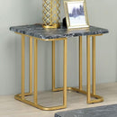  Furniture of America Calista End Table CM4564BK-E IMAGE 1
