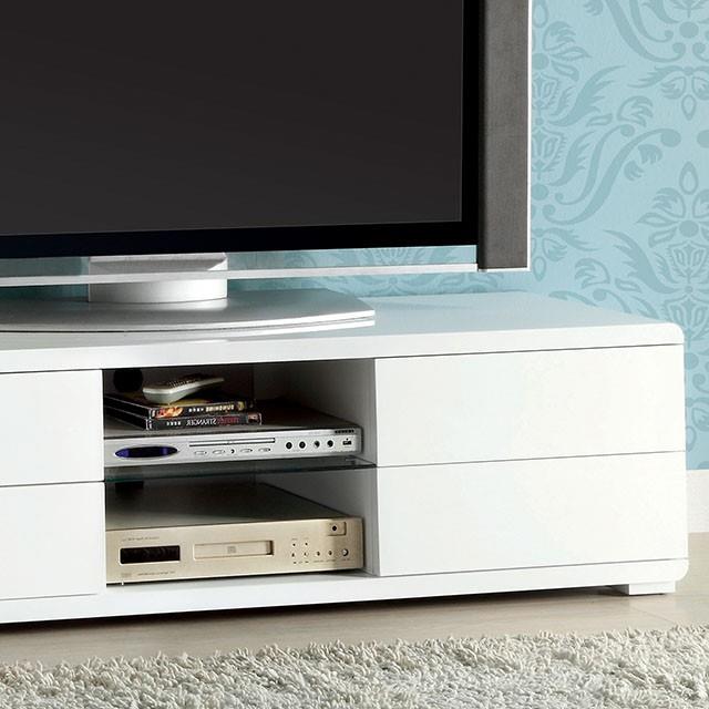 Furniture of America Cerro TV Stand CM5530WH-TV IMAGE 2