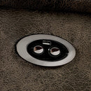 Furniture of America Tredegar Power Reclining Leather Loveseat CM6083-LV-PM IMAGE 3