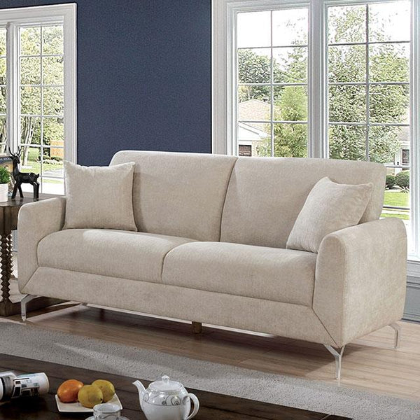 Furniture of America Lauritz Stationary Fabric Sofa CM6088LG-SF IMAGE 1