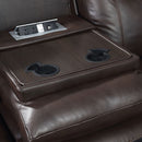  Furniture of America Chenai Reclining Leather Look Sofa CM6297-SF-VN IMAGE 5