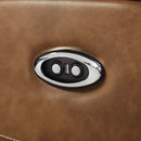  Furniture of America Alexia Power Leather Look Recliner CM6346-CH IMAGE 3