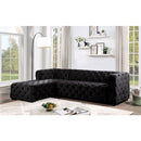  Furniture of America Zenaide Fabric Sectional CM6495BK-SECT IMAGE 2