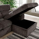  Furniture of America Patty Fabric Sectional CM6514DG-SECT IMAGE 4