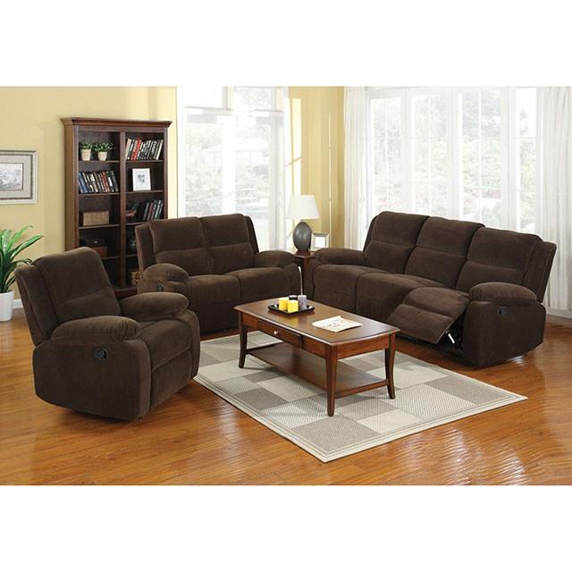 Furniture of America Haven Reclining Fabric Loveseat CM6554-L IMAGE 3