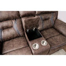 Furniture of America Flint Reclining Leather Look Loveseat CM6565-LV IMAGE 5