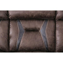  Furniture of America Flint Reclining Leather Look Loveseat CM6565-LV IMAGE 7
