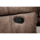  Furniture of America Celia Reclining Leather Look Loveseat with Console CM6583-LV IMAGE 7