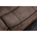  Furniture of America Celia Reclining Leather Look Sofa CM6583-SF IMAGE 2