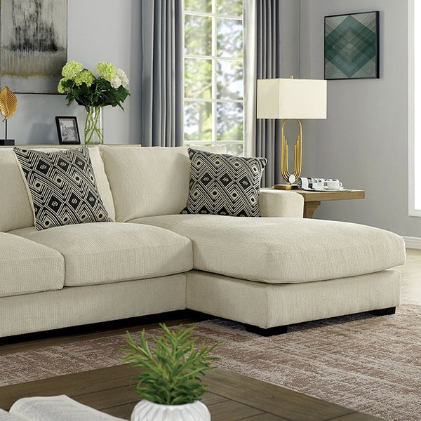 Furniture of America Kaylee Fabric Sectional CM6587BG-SECT-L-R IMAGE 1