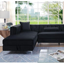  Furniture of America Amie Fabric Sectional CM6652BK-SECT IMAGE 1