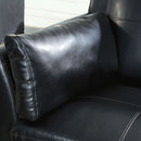  Furniture of America Pierre Stationary Leather Look Chair CM6717BK-CH-PK IMAGE 2