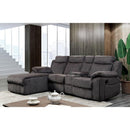  Furniture of America Kamryn Reclining Fabric Sectional CM6771WG-SECTIONAL IMAGE 2