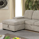 Furniture of America Jamiya Fabric Sectional CM6959LG-SECT IMAGE 3
