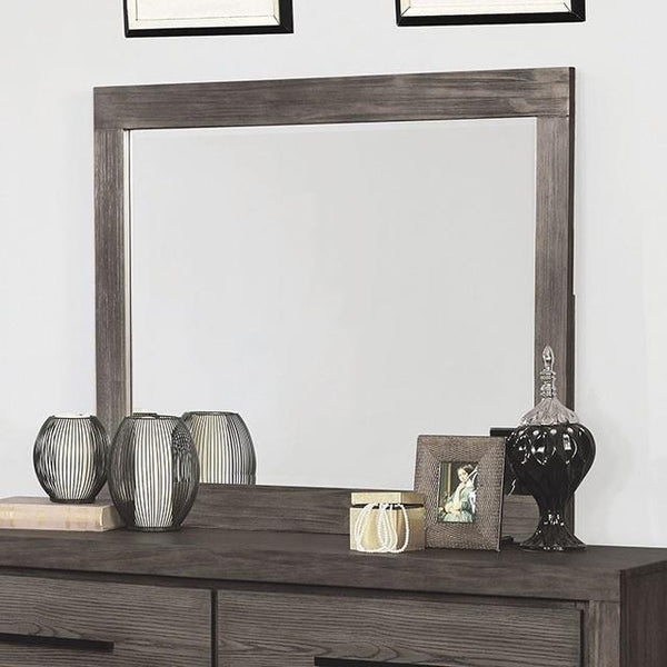 Furniture of America Oakburn Dresser Mirror CM7047GY-M IMAGE 1