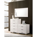  Furniture of America Carlie Dresser Mirror CM7049WH-MS IMAGE 3