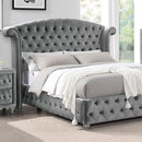  Furniture of America Zohar California King Bed CM7130GY-CK-BED IMAGE 1