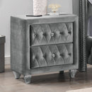  Furniture of America Zohar 2-Drawer Nightstand CM7130GY-N IMAGE 1