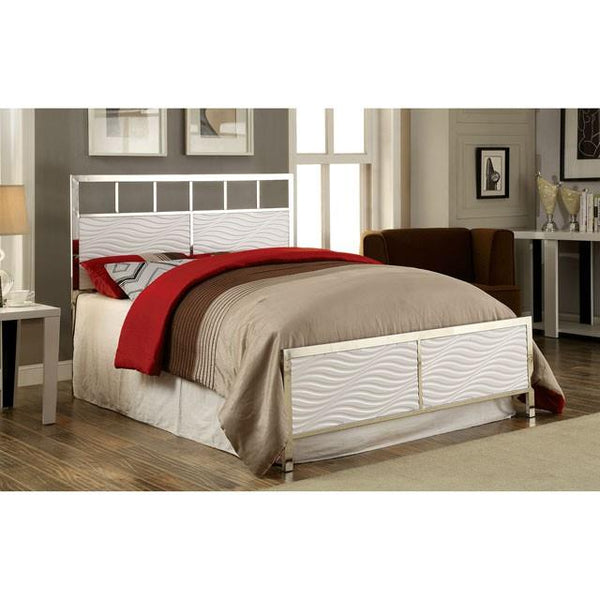 Furniture of America Calvin California King Panel Bed CM7131WH-CK IMAGE 1