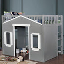  Furniture of America Eileen CM7132GY-T-BED Twin Loft Bed IMAGE 1