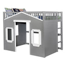  Furniture of America Eileen CM7132GY-T-BED Twin Loft Bed IMAGE 2
