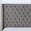  Furniture of America Ryleigh California King Upholstered Platform Bed CM7141GY-CK-BED IMAGE 2