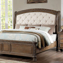  Furniture of America Timandra California King Upholstered Sleigh Bed CM7145CK-BED IMAGE 1