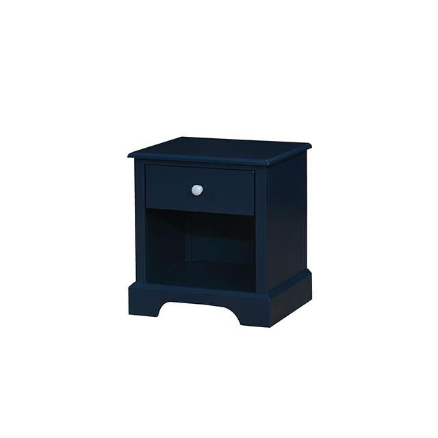 Furniture of America Diane 1-Drawer Kids Nightstand CM7158BL-N-VN IMAGE 3