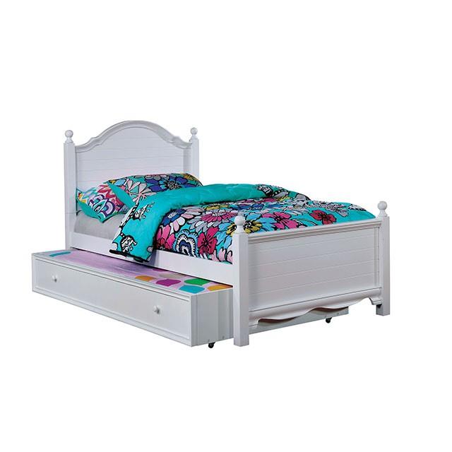 Furniture of America Dani Twin Poster Bed CM7159WH-T-BED-VN IMAGE 3