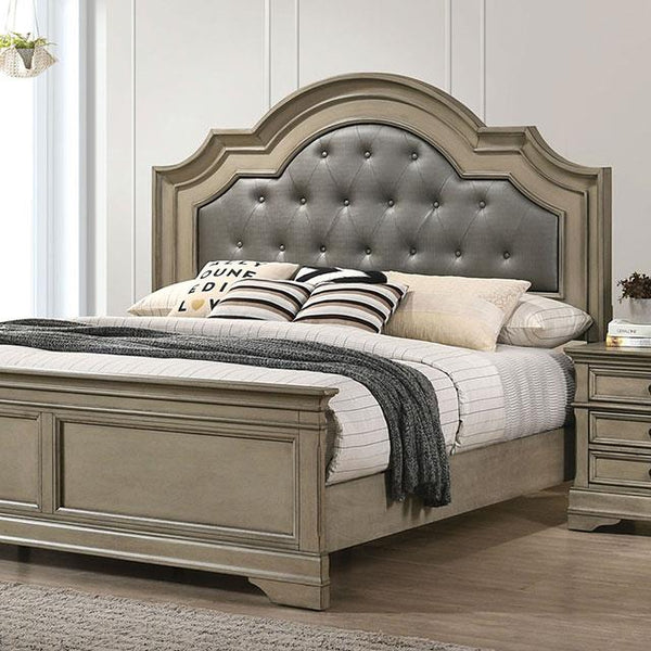 Furniture of America Lasthenia California King Upholstered Panel Bed CM7181CK-BED IMAGE 1