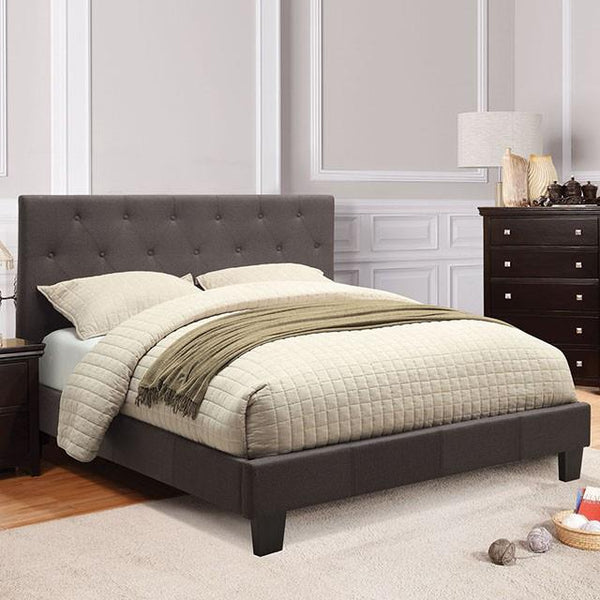 Furniture of America Leeroy California King Upholstered Platform Bed CM7200LB-CK-BED-VN IMAGE 1