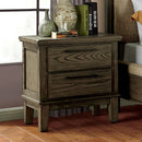 Furniture of America Berenice 2-Drawer Nightstand CM7528GY-N IMAGE 1