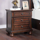  Furniture of America Wells 3-Drawer Nightstand CM7548CH-N IMAGE 1