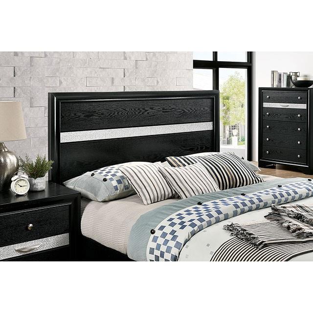 Furniture of America Chrissy King Panel Bed with Storage CM7552BK-EK-BED IMAGE 4