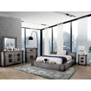 Furniture of America Janeiro King Bed CM7628GY-EK-BED IMAGE 2