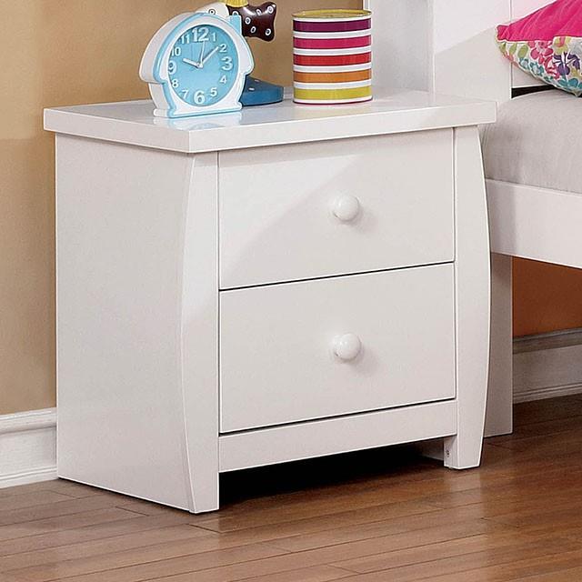 Furniture of America Marlee 2-Drawer Nightstand CM7651WH-N IMAGE 2