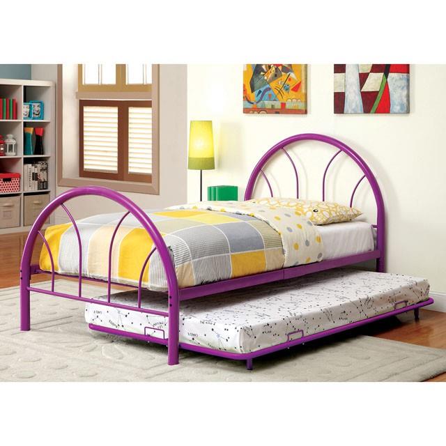 Furniture of America Rainbow Full Metal Bed CM7712PR-F IMAGE 1