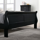  Furniture of America Louis Philippe King Sleigh Bed CM7966BK-EK-BED IMAGE 3