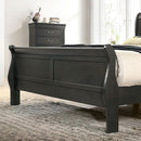  Furniture of America Louis Philippe Twin Sleigh Bed CM7966GY-T-BED IMAGE 3