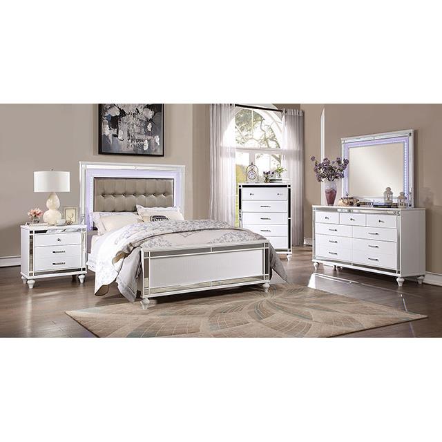 Furniture of America Brachium 5-Drawer Chest CM7977WH-C IMAGE 2