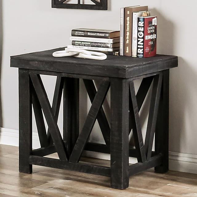 Furniture of America Halton Hills End Table EM4001DG-E IMAGE 1