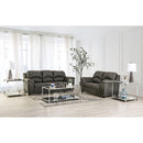  Furniture of America Meyrin Stationary Fabric Loveseat EM6720DG-LV IMAGE 2