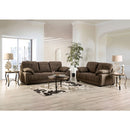  Furniture of America Canby Stationary Fabric Loveseat EM6722BR-LV IMAGE 2