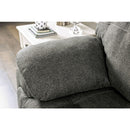  Furniture of America Canby Stationary Fabric Sofa EM6722DG-SF IMAGE 3